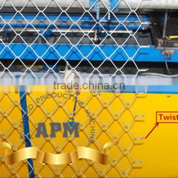 alibaba china semi-automatic chain link fence machine(low factory price) high quality machine manufacturer