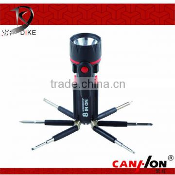 multifunction screwdriver with torch High quality