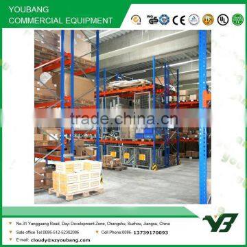 Hot sell 2015 cheapest 4 layer long span heavy duty steel warehouse rack suppliers, storage rack (YB-WR-C55)