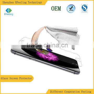 Shenzhen factory Price 9H tempered glass screen protector for Iphone6 6s