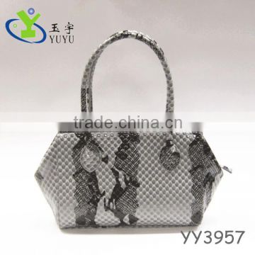 Snake PU Leather Women Shoulder Handbag