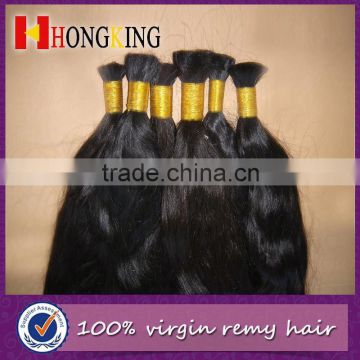 Virgin Color Popular Human Hair Bulk Extension High Quality