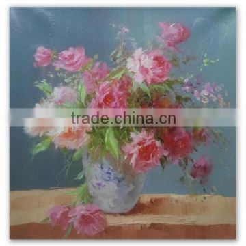 ROYIART Stock flower oil painting on canvas very good price #0053