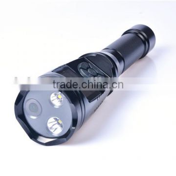 Removable aluminum video camera recorder flashlight