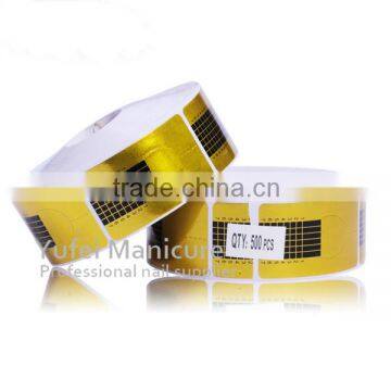 Square nail form mold with high quality for gel nails