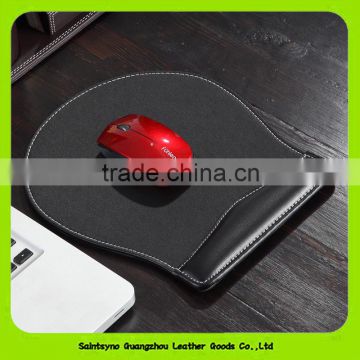 15009 2016 hot leather promotion mouse pad wrist support mouse pad
