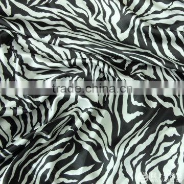 100% polyeste printed silk satin fabric for dress