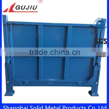 heavy duty foldable collapsible steel sheet storage container