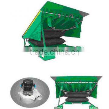 Cargo platform with airbag height adjustment plate