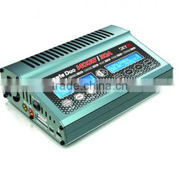SKYRC RC Model Ultimate Duo 1400W 700W*2 30A 8S Balance Charger Discharger