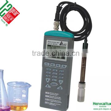 Handheld Measuring & recording pH Temperature & mV Digital Multiple Function PH ORP Data Logger AZ9661