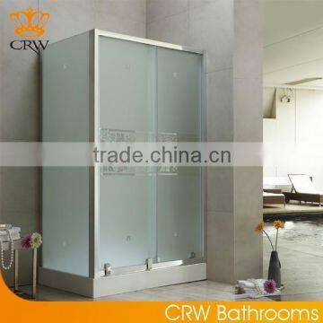 CRW FA1101Shower Enclosure with Flower Pattern