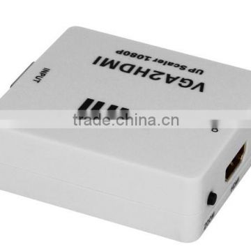 Mini VGA to HDMI Up Scaler 1080P Converter High quality scaling technology for progressive input resolution.
