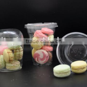 7oz stickers clear plastic ice cream cup