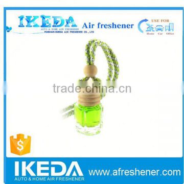 Custom hanging car air freshener bottle-car perfume OEM factory