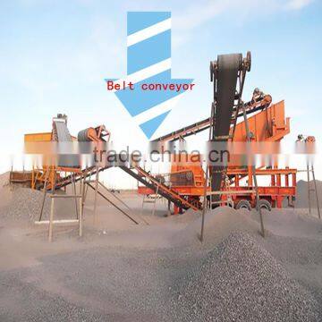 China top quality basalt/diabase/silica mines belt conveyor for sale