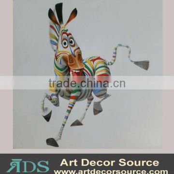 100% handmade bright colorful oil paintings