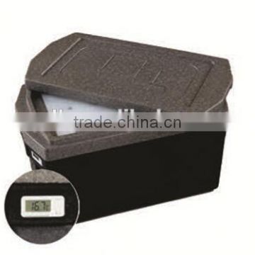 heat insulation environmental epp material box, insulation box, ice box, cooler box with electronic watch