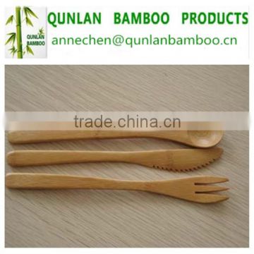 bamboo dinnerware set with slate plate