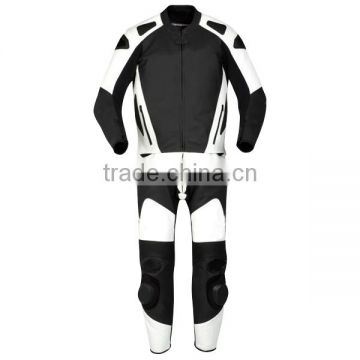 Motorcycle Motorbike two piece leather suit, red and black New, Best Quality Custom Natural Cowhide Leather Motorbike Suit