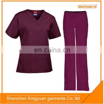 Hospital Polyester/cotton Medical Scrubs And Uniforms Nurse Design