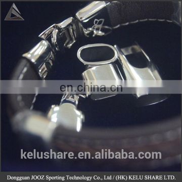 Engraving polished metal bangle rope for bracelet