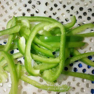 IQF Frozen Green Pepper Strips