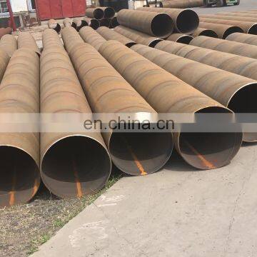 large diameter SSAW welded carbon steel pipe