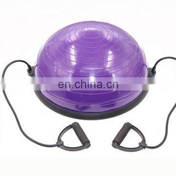 Top Sale PVC Yoga Fitness Gym Half Round Ball Balance Resistance Bands Exercise Ball