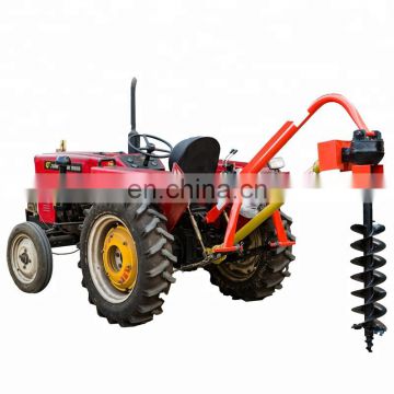 3 point tractor mounted earth auger mini PTO portable post hole digger for tree planting