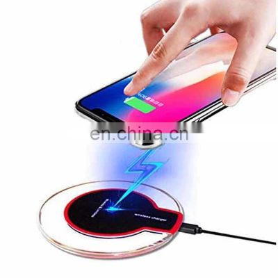 Wireless Charger K9 2021 New product Hot wholesale 5V 1A 5W Universal Phone Charger Fast Quick Charging Custom Power Bank