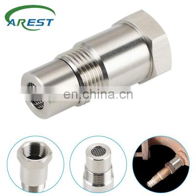 Carest M18x1.5 Oxygen O2 Sensor Spacer Adapter Bung Catalytic Converter Fix Check Engine Light Stainless Steel
