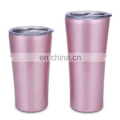 New design 16oz stainless steel tumbler portable mug vacuum with custom logo