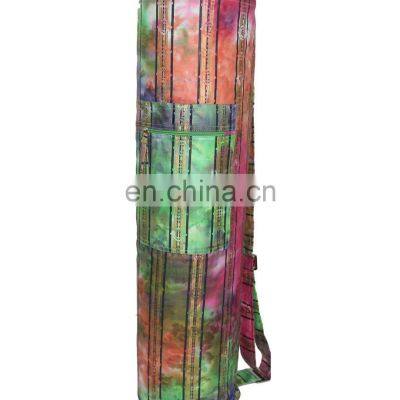 Best factory rate new design Batik Print Yoga Mat bag Indian supplier