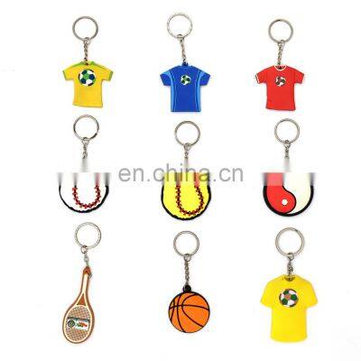 Wholesale 2d /3d Custom Shaped, Key Chains Soft Rubber Pvc Keychain With Your Logo Name/