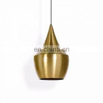 brass plated metal iron pendant lamp