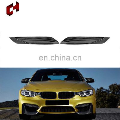 Ch New Upgrade Luxury Universal Black Dry Carbon Fiber Protection Front Splitters For Bmw 4 Series F82 F83(2014-2020)