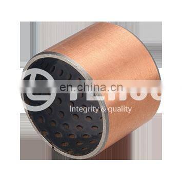 Special customized wrapped multilayer composite boundary lubricating steel backed bronze bushings pump bearing without lead