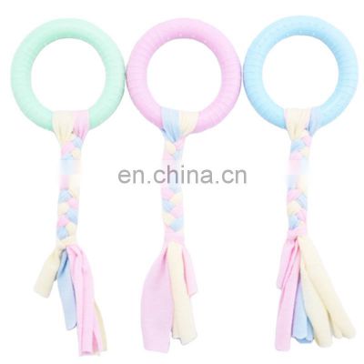 factory price wholesale TPR pet bite chew toy with ropes in different shapes pet supplies other pet accessories