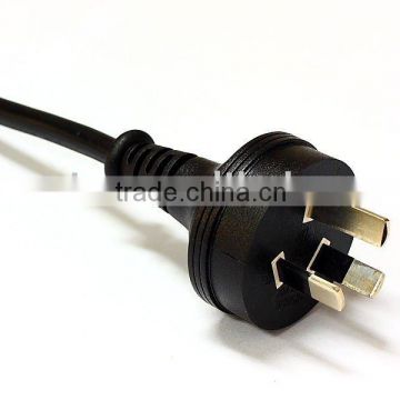 Australia home appliance 3 pin power cord plug