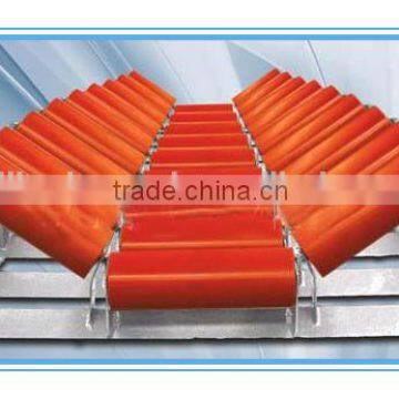 Plastic conveyor idler roller for coal mine equipment