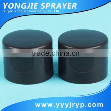 Black Color Smooth Face Plastic Bottle With Brush Cap