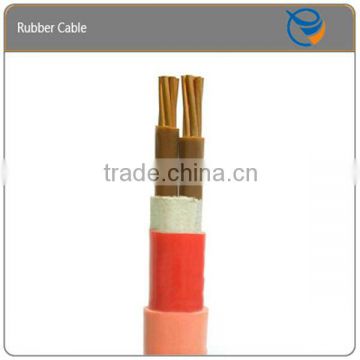 300/500V Synthetic Elastomer Rubber sheath Flexible Cable