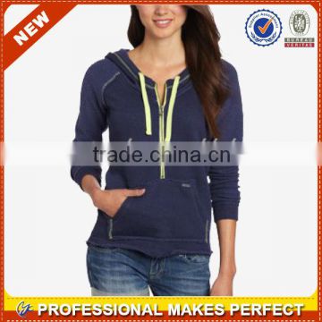 NEW design plain color knitted hoodies women(YCH-B0071)