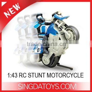 1:43 Mini Remote Control Stunt Motorcycle With Light