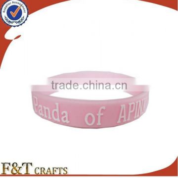 wholesale fashion idol custom silicon bracelet in good quality and low price