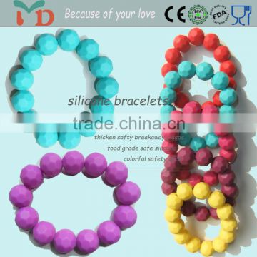 2015 Wholesale Europe Popular Seed Bead Bracelets/Chew beads Waverly Silicone Nursing