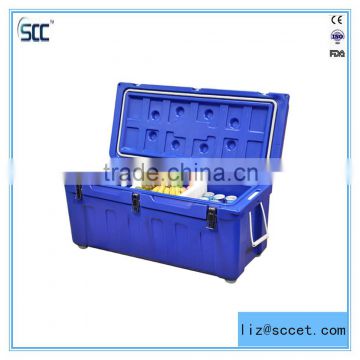 121Liter Rotomould Plastic food storage cooler boxes