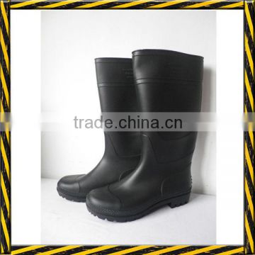 Cheap PVC rain boots with 38.5cm and 32cm height