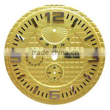 3d embossed engraved pattern Watch dial